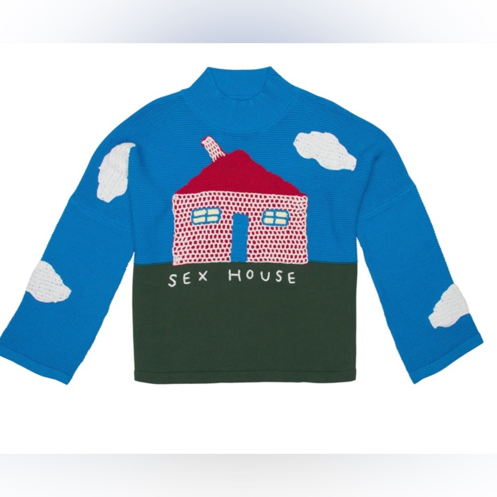 FASHION BRAND CO: sex house original sweater size Large worn maybe once